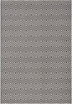 Vaip NORTHRUGS Meadow Karo Black, 80x150 cm