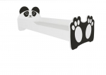 Lastevoodi ADRK Furniture Bear 164, 80x160 cm, valge/must