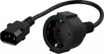 Deltaco DEL-109P-50, CEE 7/4, IEC 60320, 0.5m