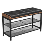 Esikupink Songmics 48 cm, pruun/must