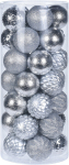 J&otilde;uluehete komplekt Silver, plastikust, 6 cm, 35 tk