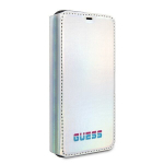 Guess &uuml;mbris iPhone 11 Pro jaoks GUFLBKN58BLD h&otilde;bedane raamatu&uuml;mbris Iridescent