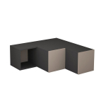 TV-laud Compact hall/helepruun