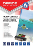 Lamineerimiskile A5,2x100mk, 100 lehte