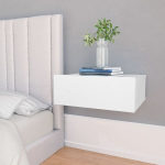 vidaXL seina &ouml;&ouml;kapp 40 x 30 x 15 cm puitlaastplaat, Balta
