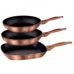 Berlinger Haus graniidist praepannide komplekt bh-1279, 3 tk.