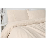 Tekikott Bradley, 200 x 210 cm, v&auml;rvimata puuvill, pitsiga