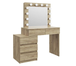 Tualettlaud Adele 12 LED Craft, tume tamm