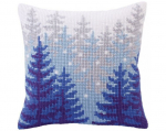 Tikkimiskomplekt padi "Talvine mets" Collection D'Art 40x40cm