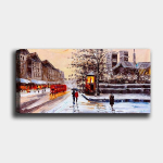 Reproduktsioon l&otilde;uendil Talv, 30x80 cm