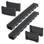 vidaXL &auml;ravooluavad, plast, 2 m