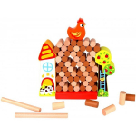 Puidust m&auml;ng Jenga - langev kana