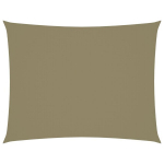 vidaXL oxford-kangast p&auml;ikesepuri, ristk&uuml;likukujuline, 2 x 3,5 m, beež, Beež