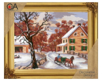 Kanvaa pildiga - tikkimiskomplekt, 22cm x 30cm, Collection D'Art, 6189K