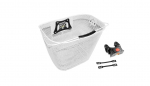 Jalgrattakorv 32 x 25 x 26 cm (v&auml;rv: valge) (НТ-512) 4420