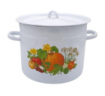 Emailkattega pott kaanega, 7 L