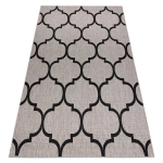 Sisal vaip SISAL FLOORLUX 20608 , Maroko ristikhein, h&otilde;be / must