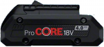 PROCORE 18V 4.0Ah Professional battery in cardboard box - BOSCH - 1600A016GB