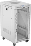 Lanberg Rack kapp 19" vabalt seisv 22U/600x800, FF01-6822-12SL, RAL 7035, 4 ventilaatori pesa, LCD termostaat