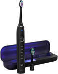Hambahari - keele kraapija Truelife SonicBrush Clean70 UV Must IPX8 Soniline hambahari