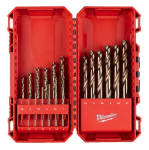 Milwaukee 4932499764 HSS-G koobalttrelli komplekt, 19 tk, 1-10 mm, metallile, silindriline vars, karp