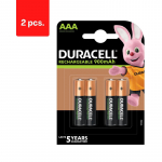 Duracell Recharge 900 mAh AAA akud, 4 akut, 2 tk