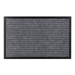 Uksematt DURA 2862 libisemisvastane, v&auml;line, sisemine, kummist - hall pilka 50x80 cm