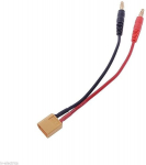 XT60 laadimine 4mm banaanipistikuga 14AWG silikoonkaabel 30cm
