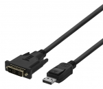 Deltaco, DisplayPort - DVI-D, 1080p 60Hz, 1 m