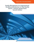 Quality Management for Organizational Excellence: Introduction to Total Quality: Pearson New International Edition 7th edition