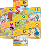 Finger Phonics Books 1-7: in Precursive Letters (British English edition)