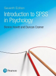 Introduction to SPSS in Psychology 7th edition
