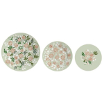 Rohvuste komplekt - DKD Home Decor - Mitmev&auml;rviline - Portselan - 31 x 52 x 30 cm - Elegantne disain
