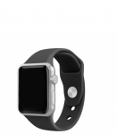Silikoonrihm Apple Watchile &ndash; must 38/40 mm M/L.