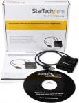 USB v&auml;lise heli kaart SPDIF digitaalne heliv&auml;ljund - STARTECH - ICUSBAUDIO2D - 96 kHz/24 bitti - Must