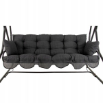 Istumispatjade komplekt aiakiigele Patio Bora, tumehall