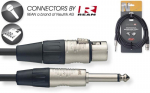 Stagg XLR/f - 6.35mm Jack TS, 6m