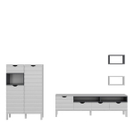 Sektsioon Kalune Design Adel, valge/hall