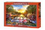 Pusle Castorland Puzzle Picturesque Amsterdam with Bicycles 1000 tk.