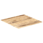 vidaXl lauaplaat tugevast mangopuidust 15&ndash;16 mm 60 x 60 cm, Ruda