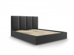 Voodi Micadoni Home Pyla, 160x200cm, tumehall