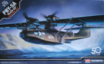 Liimitav mudel Academy 12487 Black Cat PBY-5A 1/72