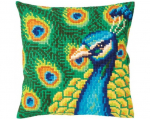 Tikkimiskomplekt padi "Uhke paabulind" Collection D'Art 40x40cm