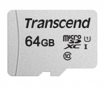 M&auml;lukaart Transcend Micro SDXC 64GB W/ADAPT/UHS-I TS64GUSD300S-A