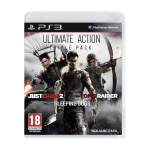 PlayStation 3 m&auml;ng Ultimate Action Triple Pack: Just Cause 2, Tomb Raider and Sleeping Dogs