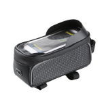 Telefonihoidja Veekindel jalgratta raamkott koos varjatud telefonihoidjaga Model01must