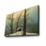 Reproduktsioon Cairn in Snow (Caspar David Friedrich)