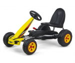 Milly Mally pedaalidega kart lastele Viper, kollane