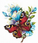 Tikkimiskomplekt Magic Needle "Peacock Butterfly" 42-09