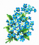 Tikkimiskomplekt Magic Needle "Forget-me-Nots " 28-06